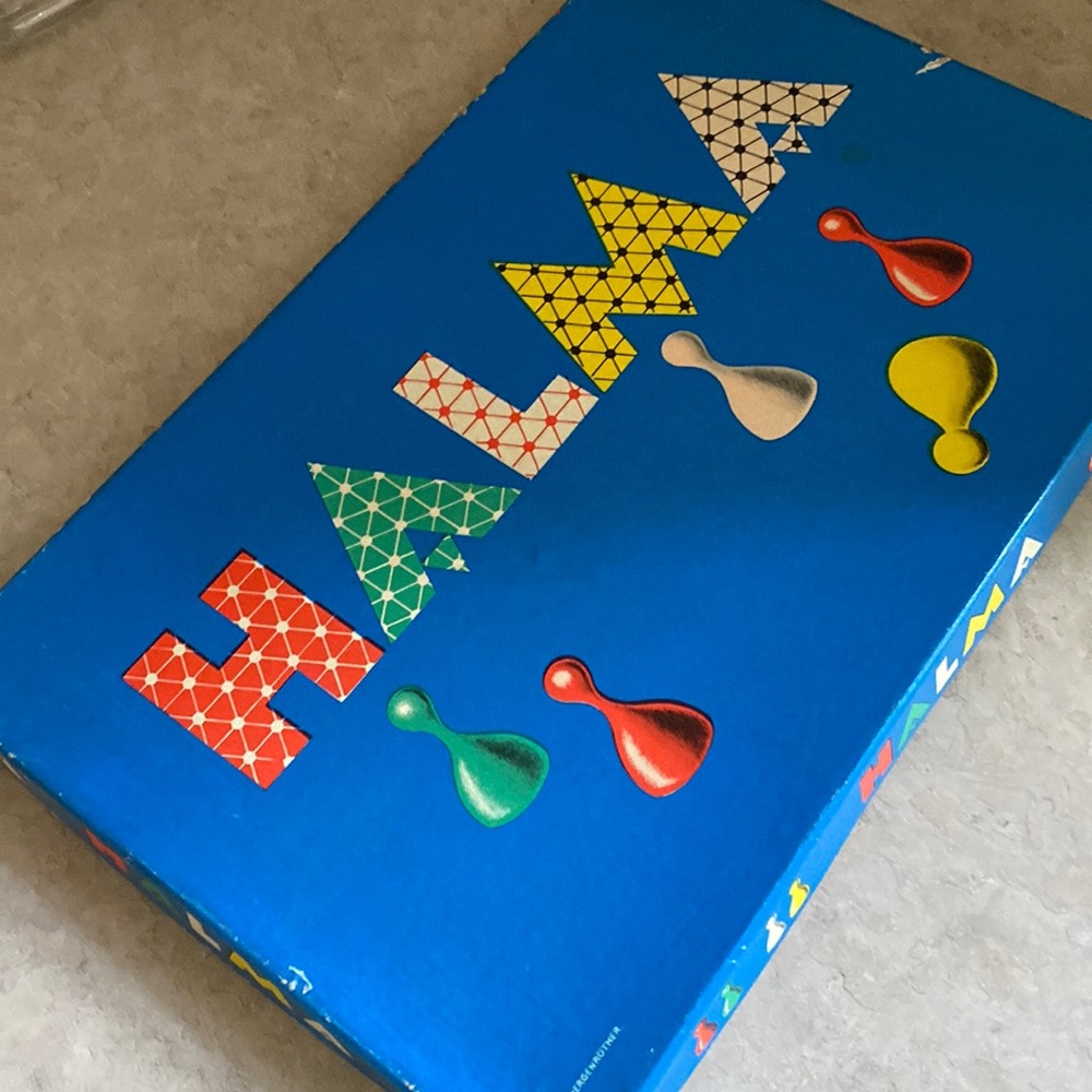 Board game. Vintage made in Germany Halma board game